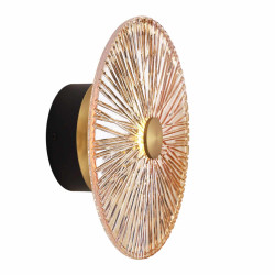 MAXlight Allure W0355/6 gold LED wall lamp 5W 3000K, metal/glass