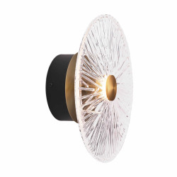 MAXlight Allure W0355/6 gold LED wall lamp 5W 3000K, metal/glass