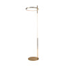 Maxlight Lozanna F0050, F0061 floor lamp gold, brown LED 3000K