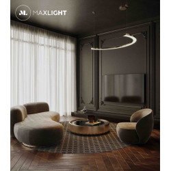 MAXlight LOTUS P0422D, P0572D LED hanging lamp 3000K gold, brown