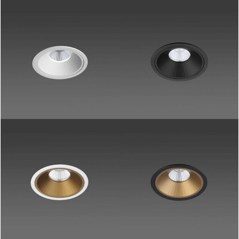 BPM KLIMT FIX 20135 recessed luminaire with a white, black LED frame