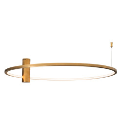 MAXLIGHT Queen C0239/40 LED ceiling lamp 3000K brushed gold 2 sizes