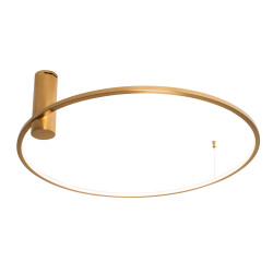 MAXLIGHT Queen C0239/40 LED ceiling lamp 3000K brushed gold 2 sizes