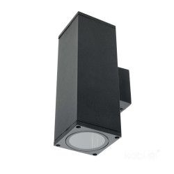 Kobi QUERK 4 double-sided outdoor wall lamp IP54 2x GU10, black