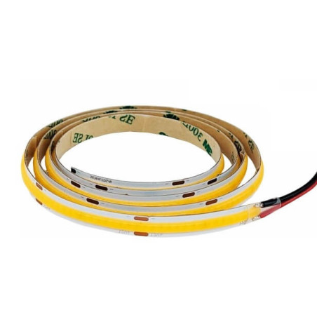 COB LED strip 5m roll, warm, neutral, cold 12V/24V power 8W or 10W