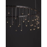 LUCES HUARAZ LE44450/1/2 LED hanging lamp 3 sizes black 3000K