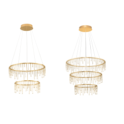 LUCES HUARAZ LE44453/4 elegant large hanging lamp 2 sizes 3000K