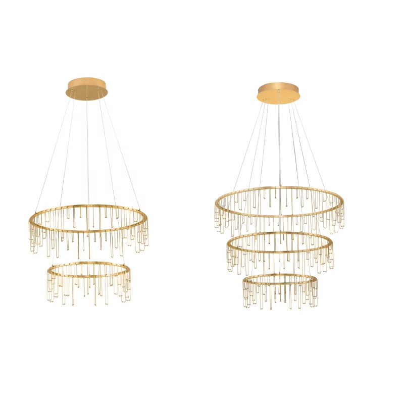 LUCES HUARAZ LE44453/4 elegant large hanging lamp 2 sizes 3000K