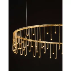 LUCES HUARAZ LE44457 LED lamp gold, diameter 100cm 3000K metal IP20