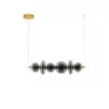 LUCES MORROS LE44488 LED hanging lamp gold/black 3000K glass/metal