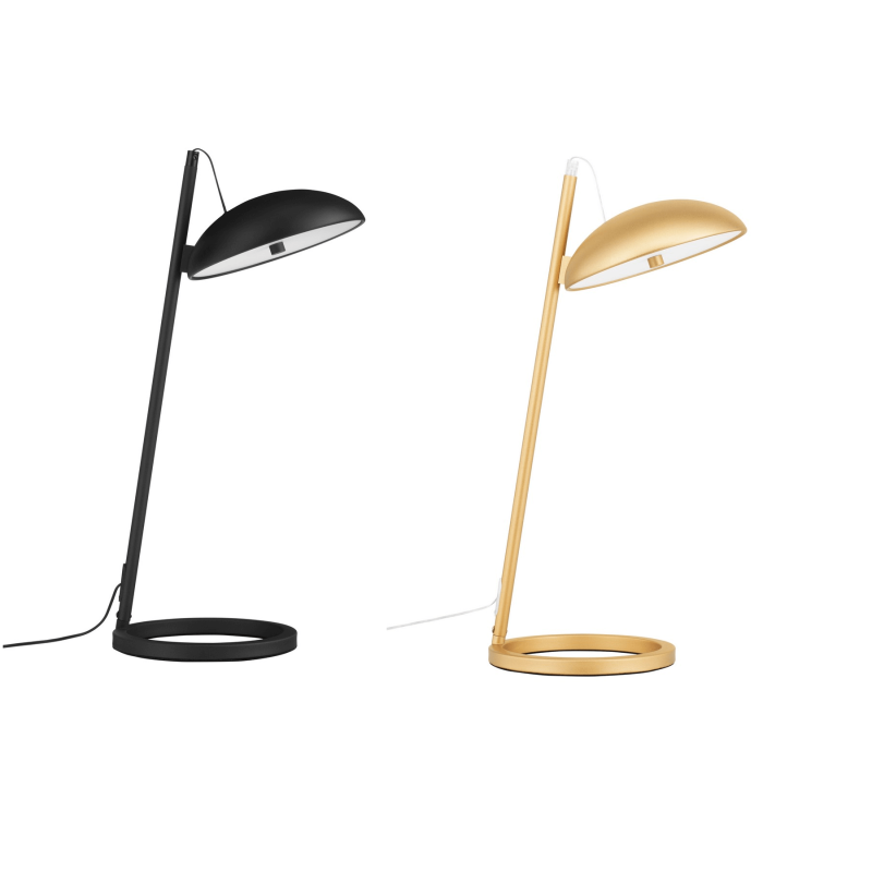 LUCES VIBORAL LE44524/5 LED desk lamp 18W black gold 3000K IP20