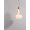 LUCES ARROYOS LE44494/5 elegant LED hanging lamp gold 2 sizes