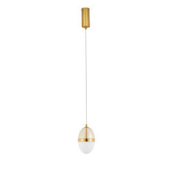 LUCES ARENA LE44329/30 LED hanging lamp 3000K, gold, 2 sizes