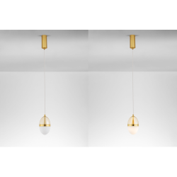 LUCES ARENA LE44329/30 LED hanging lamp 3000K, gold, 2 sizes