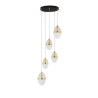 LUCES ARENA LE44331 gold LED hanging lamp 3000K 59W elegant design