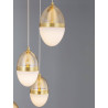 LUCES ARENA LE44331 gold LED hanging lamp 3000K 59W elegant design