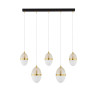 LUCES ARENA LE44332 gold LED hanging lamp 3000K, elegant design