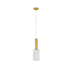 LUCES OROYA LE44335 hanging lamp E27 max. 12W gold color