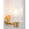 LUCES OROYA LE44339 elegant wall lamp gold, E27, glass/metal