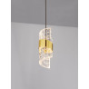 LUCES PAITA LE44350 elegant gold LED hanging lamp 9W, 150cm, 3000K