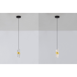 LUCES PAITA LE44350 elegant gold LED hanging lamp 9W, 150cm, 3000K