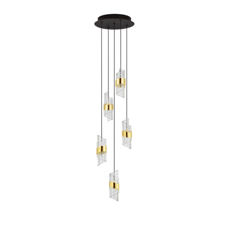 LUCES PAITA LE44351 elegancka lampa wisząca złota LED 3000K 41W IP20