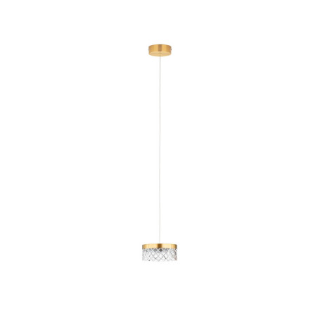 LUCES MINEROS LE44581 gold LED hanging lamp 6W, 3000K modern