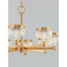 LUCES MINEROS LE44585/6 modern gold LED hanging lamp 3000K