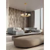 LUCES MINEROS LE44585/6 modern gold LED hanging lamp 3000K