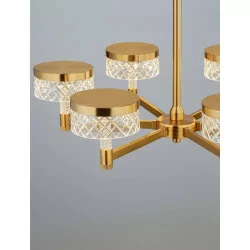 LUCES MINEROS LE44585/6 modern gold LED hanging lamp 3000K