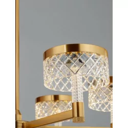 LUCES MINEROS LE44585/6 modern gold LED hanging lamp 3000K