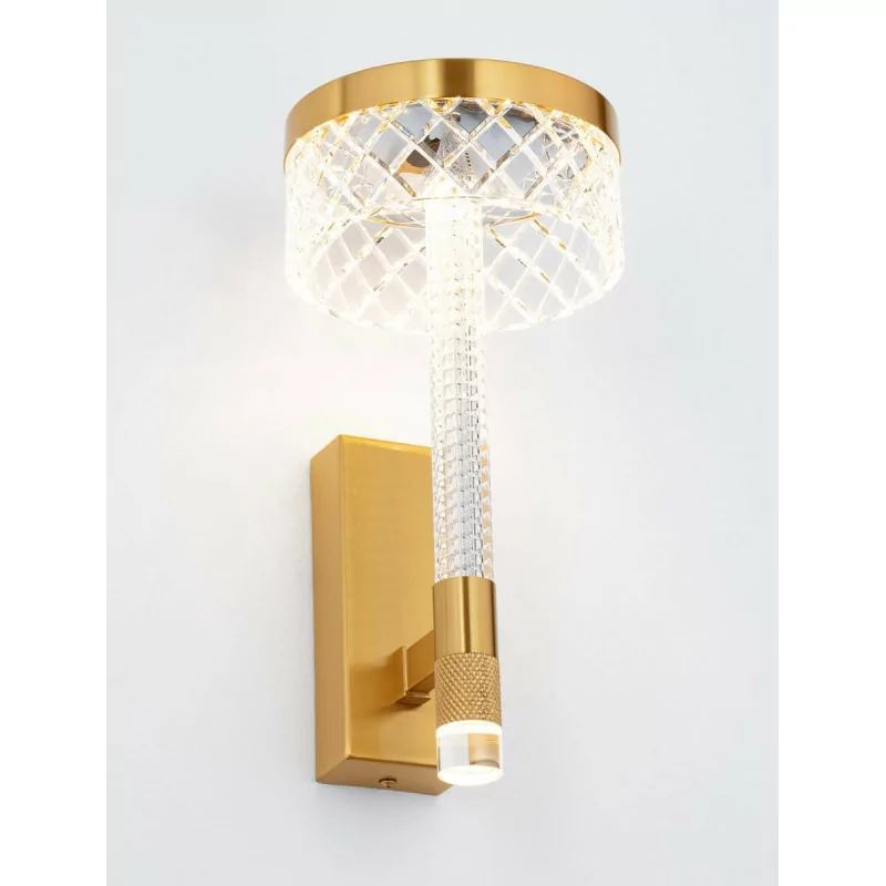 LUCES MINEROS LE44587 LED wall lamp gold 8W, 490lm, 3000K, modern