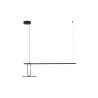 LUCES ACACHI LE44523 LED hanging lamp black, steel/aluminum 3000K