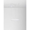 LUCES ZACAPU LE42789 LED hanging lamp, round, 2 sizes, 5 colors