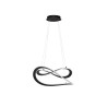 LUCES JAUJA LE44327 modern black LED hanging lamp 87W aluminum