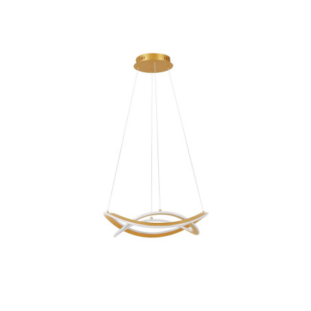 LUCES JAUJA LE44328 LED hanging lamp gold, aluminum, modern