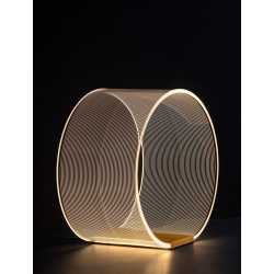 LUCES HUARAL LE44436 elegant LED table lamp gold 14W aluminum