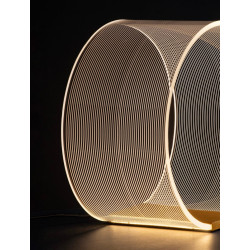 LUCES HUARAL LE44436 elegant LED table lamp gold 14W aluminum