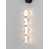 LUCES CHEPEN LE44426 LED wall lamp black, hanging balls, 17W 3000K