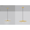 LUCES BAMEPA LE44343 elegancka lampa wisząca złota 1xE27 max 12W, IP20