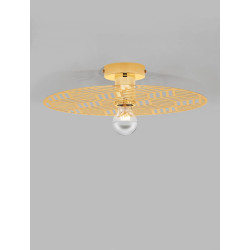 LUCES BAMEPA LE43700/1 złota lampa natynkowa 2 rozmiary 1xE27 max. 12W