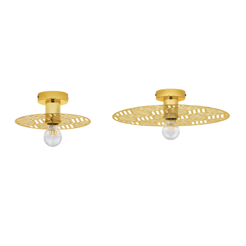 LUCES BAMEPA LE43700/1 gold surface-mounted lamp 2 sizes 1xE27 max 12W