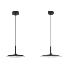 LUCES NAUTA LE44344/5 black LED hanging lamp 2 sizes LED source