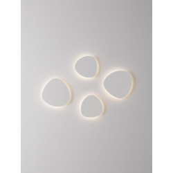 LUCES APURE LE44373/4/5 wall lamp white, 3 sizes, LED source, 3000K