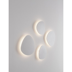 LUCES APURE LE44373/4/5 wall lamp white, 3 sizes, LED source, 3000K