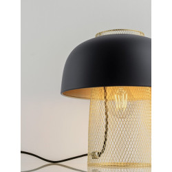 LUCES RUPA LE44380 elegant desk lamp gold and black metal E27