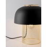 LUCES RUPA LE44380 elegancka lampa biurkowa złoto-czarna metal E27