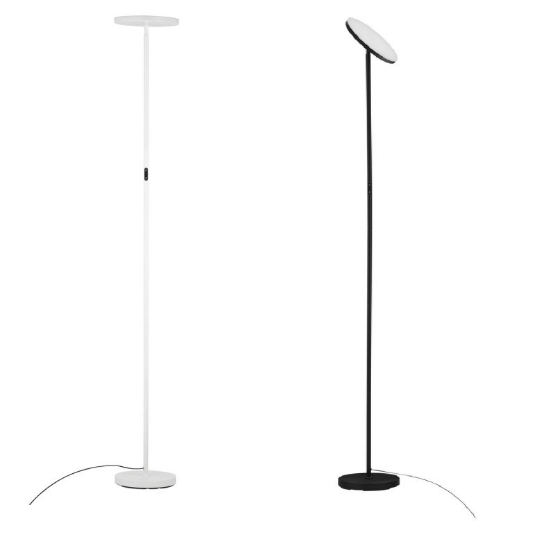 LUCES BUENA LE44291/2 adjustable LED floor lamp black white IP20