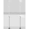 LUCES BUENA LE44291/2 adjustable LED floor lamp black white IP20