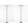 LUCES FUNES LE44294 black floor lamp steel/acrylic 162 cm, 1xG9, 5W